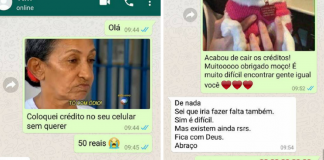 Ele errou o número na hora de colocar 50 reais de crédito no celular, mas recebeu grata surpresa