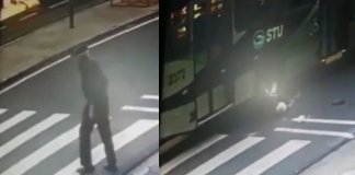 É um anjo? Sombra aparece em vídeo antes de idoso ser atropelado