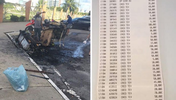Em apenas 24 horas, campanha levanta doações para o vendedor de coco que teve o carrinho queimado