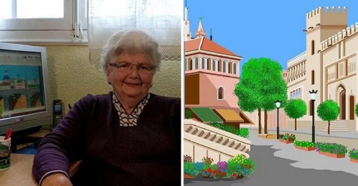 Vovó de 87 anos faz desenhos incríveis utilizando o Paint