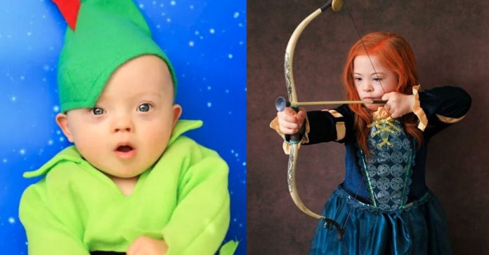 Fotógrafo cria uma série de fotos que apresenta crianças com síndrome de Down como personagens da Disney