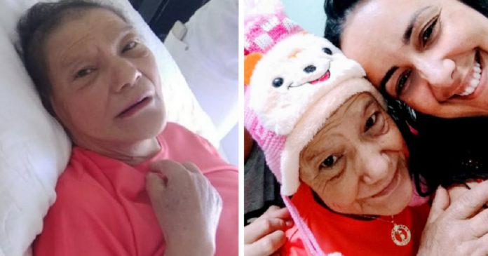 Enfermeira adota idosa com câncer que foi abandonada pela família