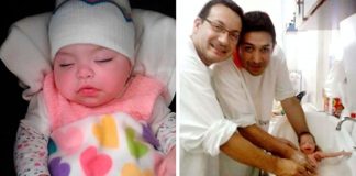 Casal gay adota bebê com HIV que foi rejeitada por 10 famílias: “Olívia é perfeita”