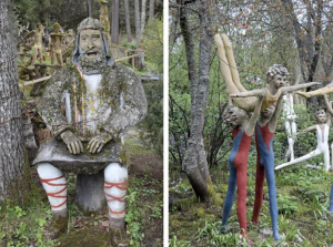 agrandeartedeserfeliz.com - Por 50 anos, artista criou jardim de esculturas escondido nas florestas finlandesas