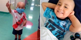 Garotinho de 3 anos conseguiu vencer o câncer em meio da pandemia: “Estou feliz, estou curado”