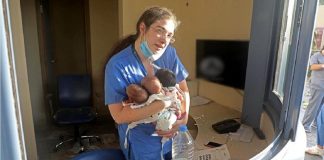 Heroína: Enfermeira salva três recém-nascidos na explosão de Beirute