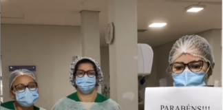 ‘Vou tirar o tubo da sua garganta’, diz enfermeira em vídeo que emocionou as redes sociais