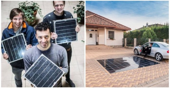 Jovens criam piso solar feito com garrafas recicladas que geram energia durante o ano todo