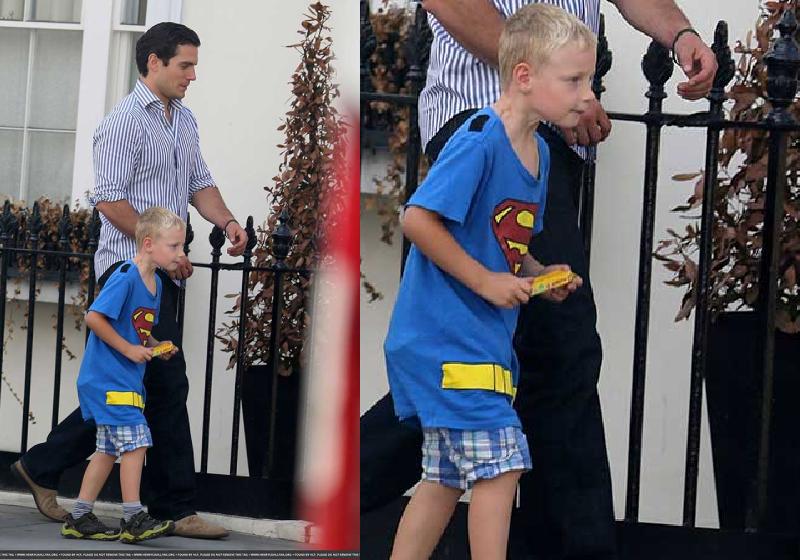 agrandeartedeserfeliz.com - Menino de 7 anos leva Henry Cavill à escola para provar que seu tio é, sim, o Superman