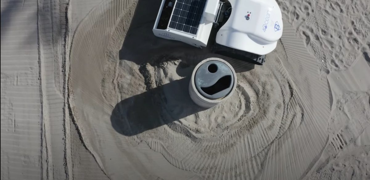 agrandeartedeserfeliz.com - ONG cria robô limpador de praias movido a energia solar: '20 vezes mais eficiente que os seres humanos'