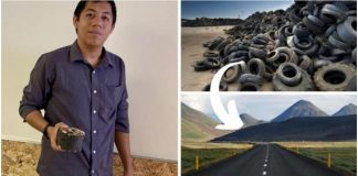 Jovem mexicano desenvolve asfalto com pneus usados que se regenera com água da chuva