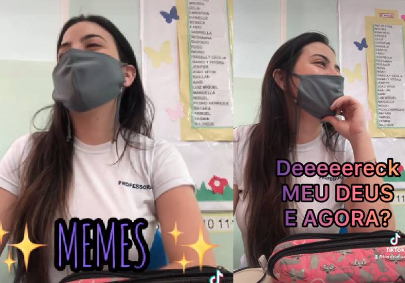 agrandeartedeserfeliz.com - Professora usa memes na chamada de alunos e viraliza no TikTok; confira o vídeo