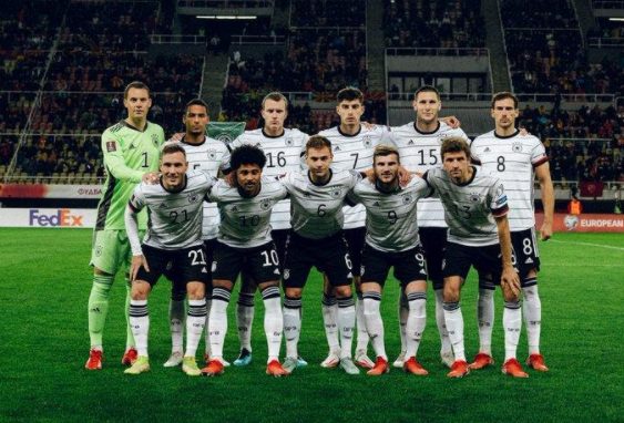 Alemanha se torna primeira seleção a garantir vaga na Copa do Mundo de 2022