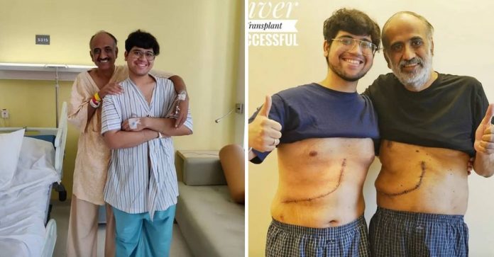 padre-hijo-higado Filho doa parte do fígado para salvar vida do pai: ‘Vamos vencer juntos’
