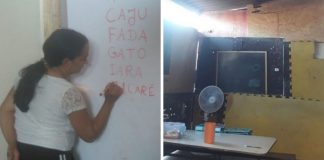 Mulher constrói sala de aula em sua casa para educar as crianças do bairro: ‘Minha vocação’