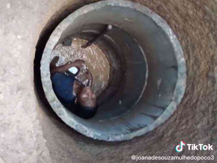 agrandeartedeserfeliz.com - Mulher cava poço próximo de sua casa para matar sede de sua família no Pará [VIDEO]