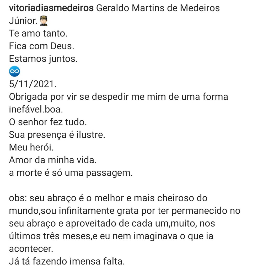 agrandeartedeserfeliz.com - Filha de piloto de avião que caiu com Marília Mendonça faz homenagem: 'Te amo para todo sempre. Descansa, pai'