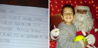 ‘Meu sonho é ganhar uma carne para passar com a minha família’, escreve menino em carta ao Papai Noel