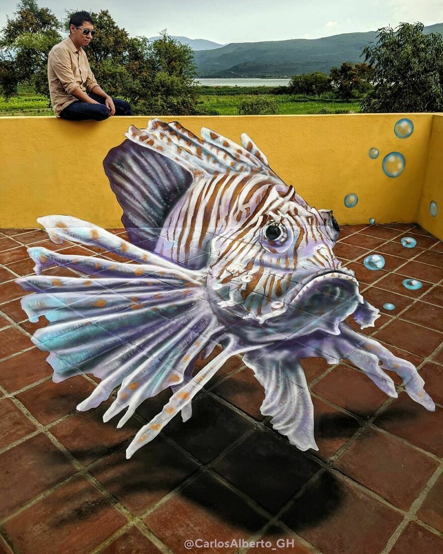 agrandeartedeserfeliz.com - Artista de rua mexicano cria impressionantes ilusões de ótica em 3D