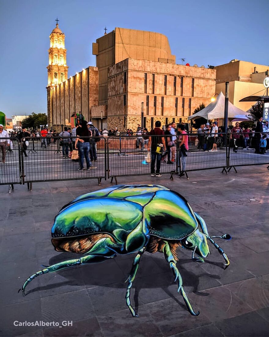 agrandeartedeserfeliz.com - Artista de rua mexicano cria impressionantes ilusões de ótica em 3D