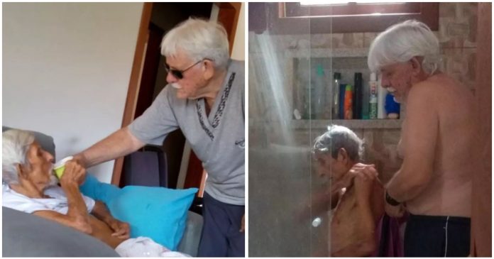 Idoso de 75 anos faz companhia à amigo de 89 até seus últimos dias