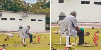 Por 5 anos, idoso visita sua esposa falecida no cemitério e passa todo Natal “com ela”