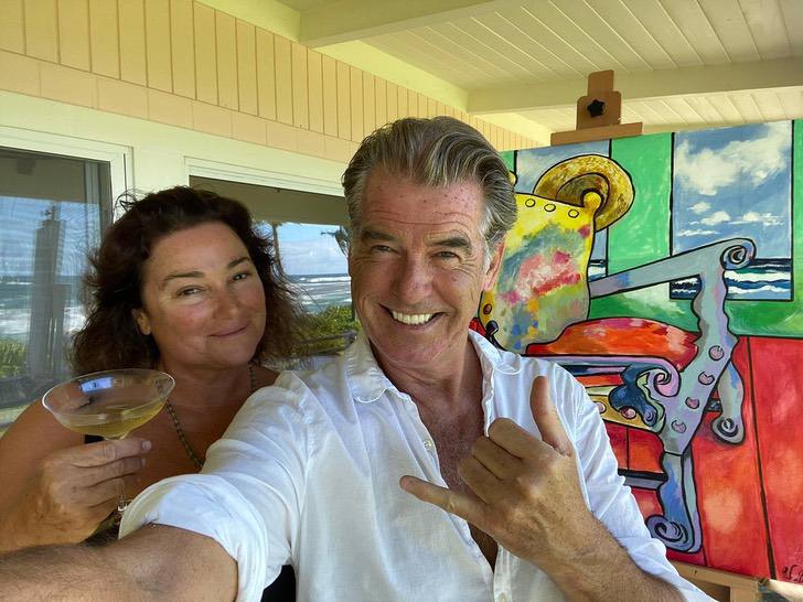 agrandeartedeserfeliz.com - Pierce Brosnan defende esposa de comentários gordofóbicos: "Ela é linda aos meus olhos"