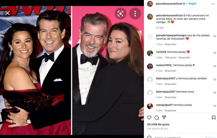 agrandeartedeserfeliz.com - Pierce Brosnan defende esposa de comentários gordofóbicos: "Ela é linda aos meus olhos"