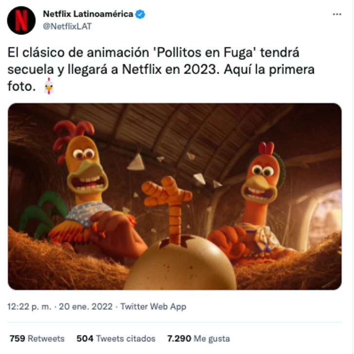 agrandeartedeserfeliz.com - Netflix anuncia sequência de "Fuga das Galinhas" após 20 anos de espera