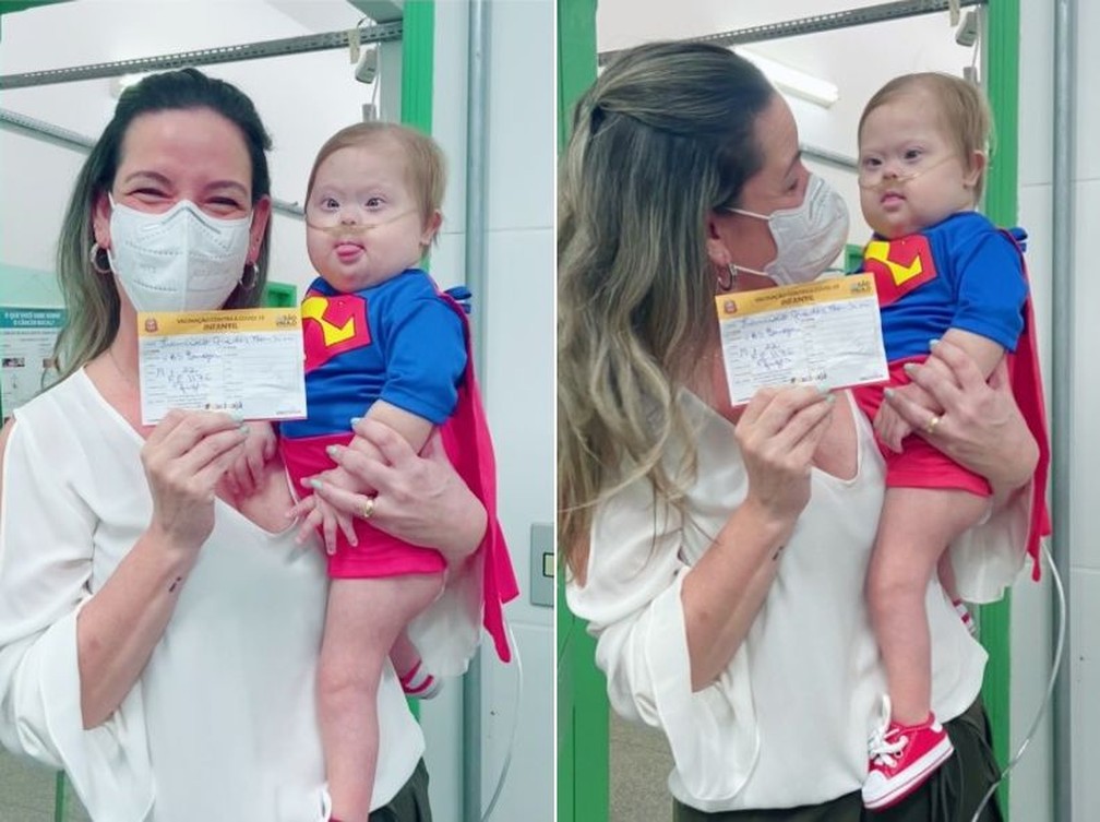 agrandeartedeserfeliz.com - 'Super Chico' recebe 1ª dose da vacina contra Covid e mãe comemora: 'Evento mais esperado do ano'