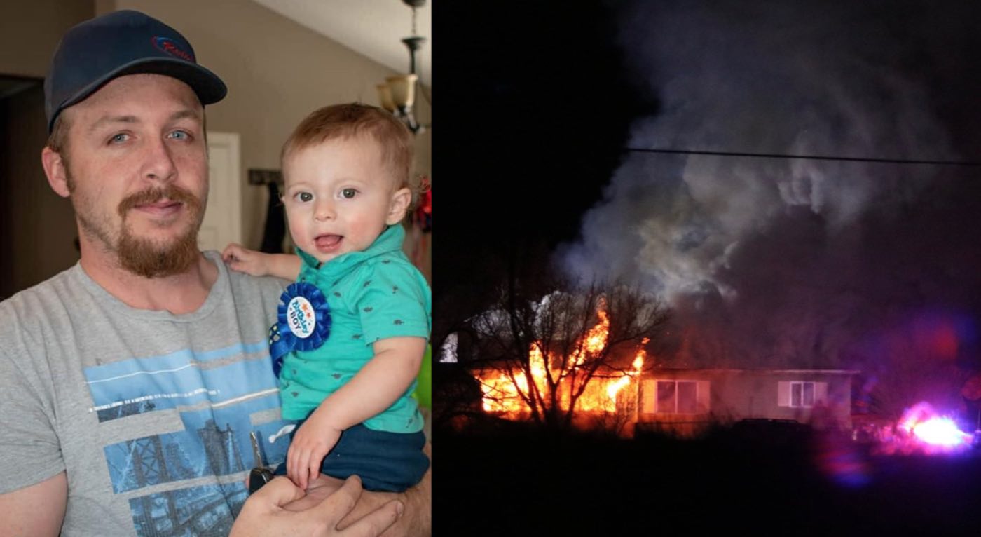 agrandeartedeserfeliz.com - Desconhecido salva jovem mãe e seu filho pequeno de incêndio que tomou conta de residência