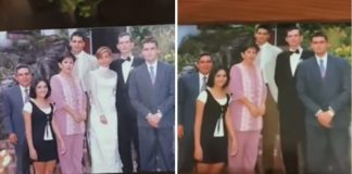 Mãe deleta esposa do filho de suas próprias fotos de casamento em álbum de família