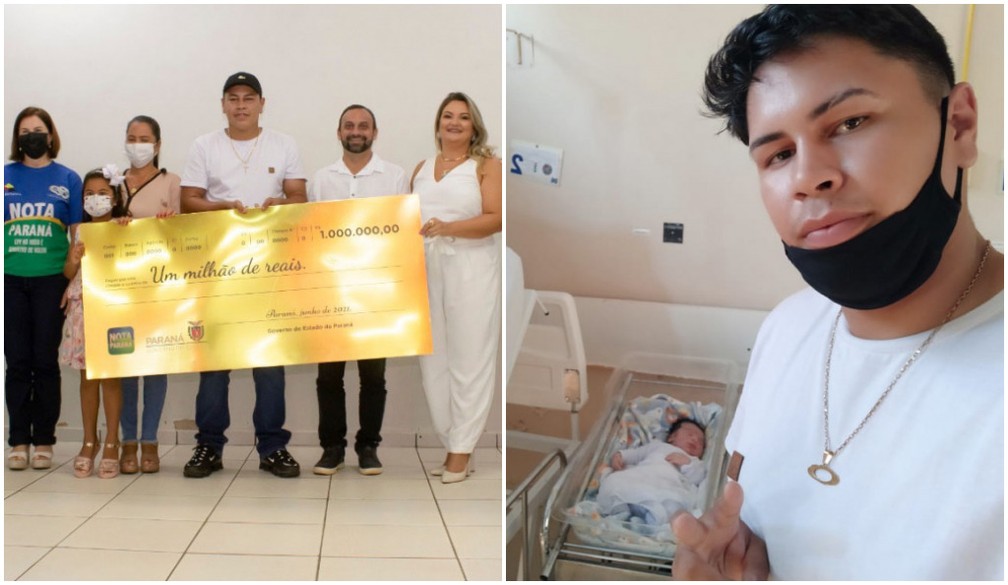 agrandeartedeserfeliz.com - Jovem de 21 anos ganha R$ 1 milhão em sorteio minutos depois do filho nascer no Paraná