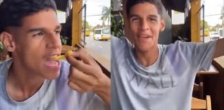 ‘Luva de Pedreiro’ emociona ao comer pizza e batata frita pela 1ª vez [VIDEO]