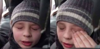 “Deixamos o papai em Kiev para ele ajudar o Exército”, diz menino ucraniano em vídeo viral