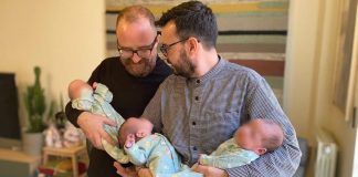 Casal gay consegue adotar trigêmeos 15 meses após decidirem ser pais: ‘Sonho realizado’