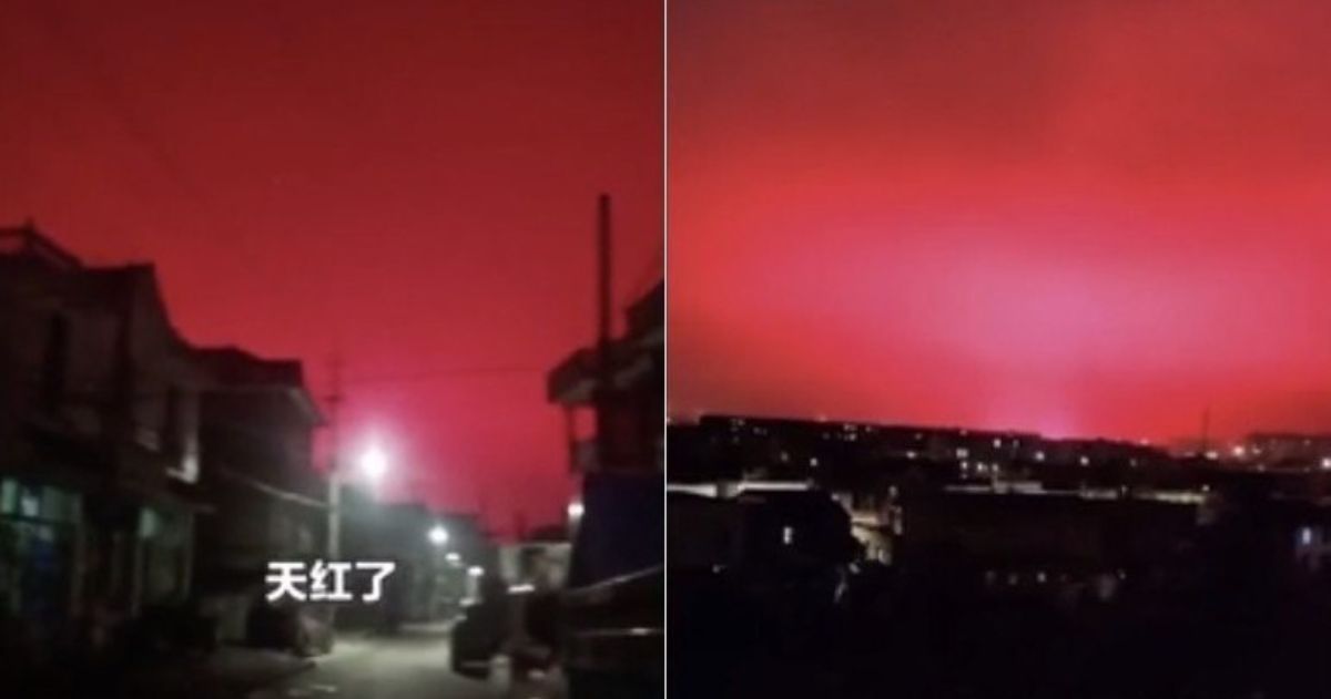 agrandeartedeserfeliz.com - Céu Vermelho-Sangue: moradores de cidade chinesa se apavoram com coloração do céu em plena tarde [VIDEO]