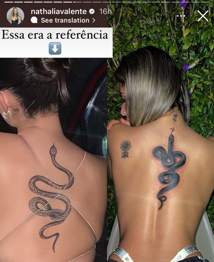 agrandeartedeserfeliz.com - 'Não foi o que pedi', diz Nathalia Valente ao mostrar sua nova tatuagem aos prantos para seguidores