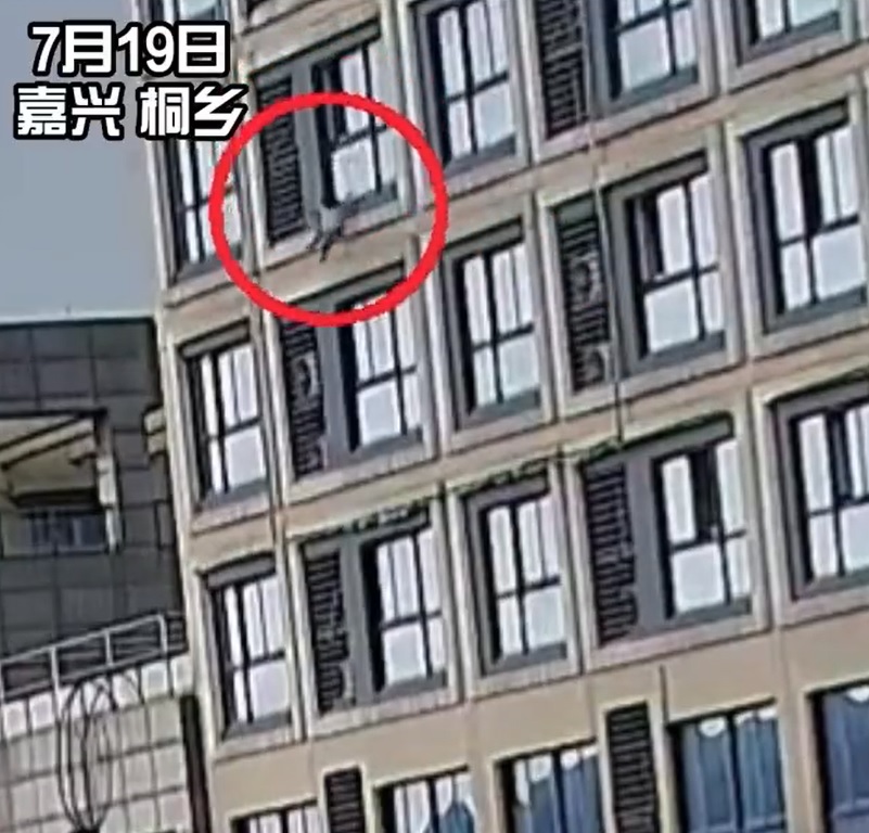 agrandeartedeserfeliz.com - No momento exato! Homem salva criança que caiu do 6º andar de prédio na China [VIDEO]