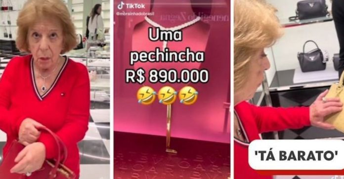 ‘Tá barato’: bordão de Maria Berklian, a “idosa milionária”, faz sucesso na internet [VIDEO]