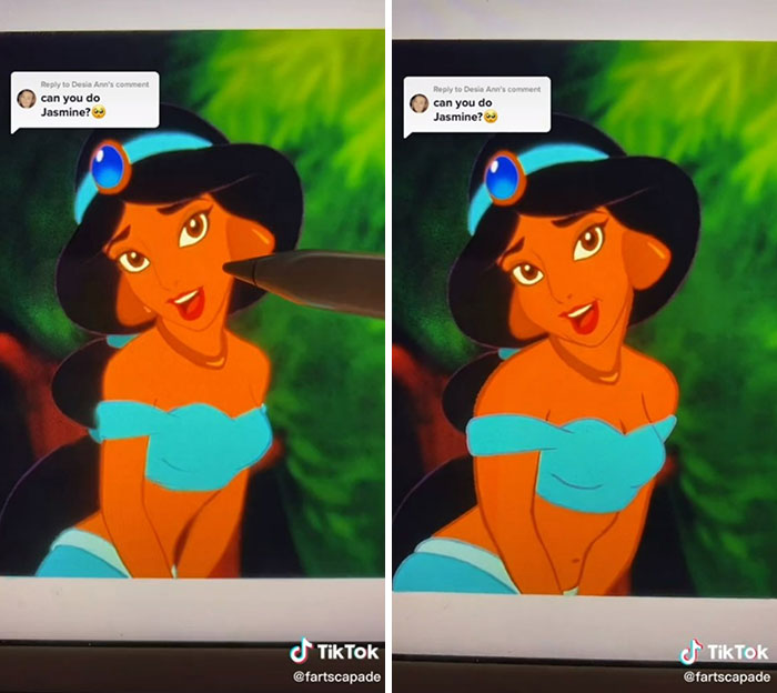 agrandeartedeserfeliz.com - Artista mostra como seriam as princesas da Disney se elas tivessem corpos mais realistas; confira as ilustrações