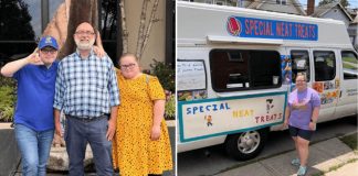 Pai de 2 filhos com Down compra ‘sorveteria móvel’ para estimular empreendedorismo deles