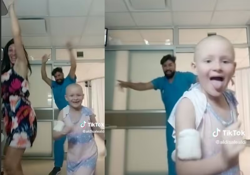 agrandeartedeserfeliz.com - Menina de 6 anos comemora dançando fim do tratamento de câncer e viraliza [VIDEO]