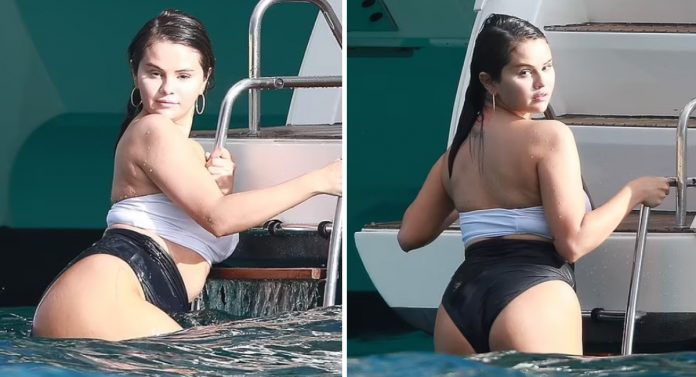 Flagrada por paparazzi em iate, Selena Gomez esbanja autoconfiança em sessão improvisada de fotos