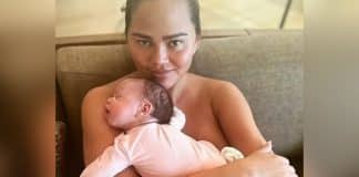 Chrissy Teigen abre mão de ir ao Grammy para ficar com sua bebê recém-nascida; marido levou 3 estatuetas