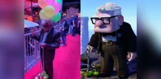 Vestido de “Carl Fredricksen”, idoso de 90 anos vence concurso de fantasias e conquista legião de fãs em SP