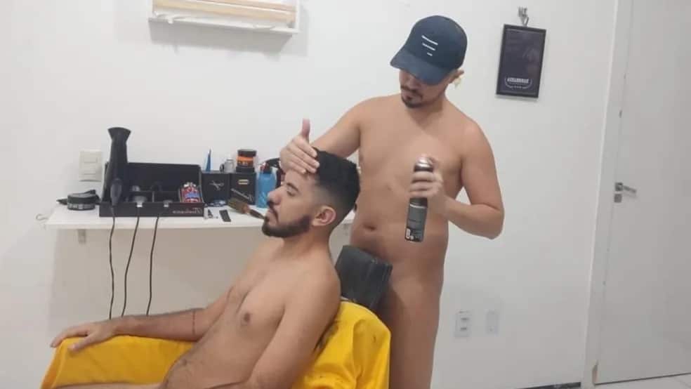 agrandeartedeserfeliz.com - Barbearia naturista em Fortaleza recebe clientes até de outros países: 'Nudismo é opcional'