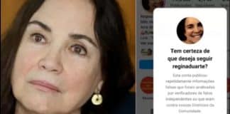 Instagram alerta quem tenta seguir Regina Duarte: ‘Tem certeza?’